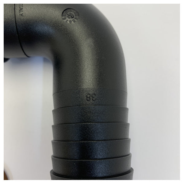 Conector de manguera de acoplamiento de tanque de 90° 38mm - Incluyendo juntas tóricas