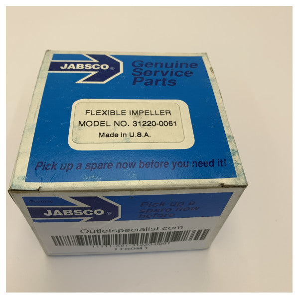 Jabsco Squirre Impeller - Marine Motor Jabsco 31220-0061