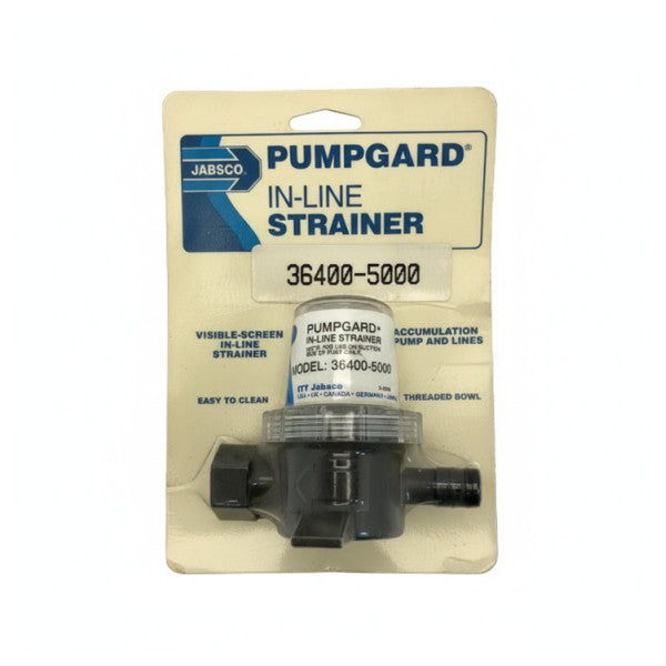 Filtre à eau en ligne Jabsco 36400-5000 - Filtre à eau douce