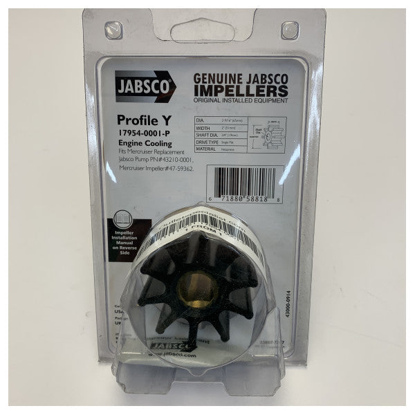 Jabsco 17954-0001-P Impulsor - Giratorio para Motores Marinos - Neopreno