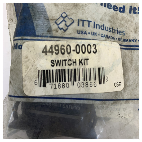 Interruptor eléctrico marino Jabsco 44960-0003 - Interruptor de 2 vías - 12V