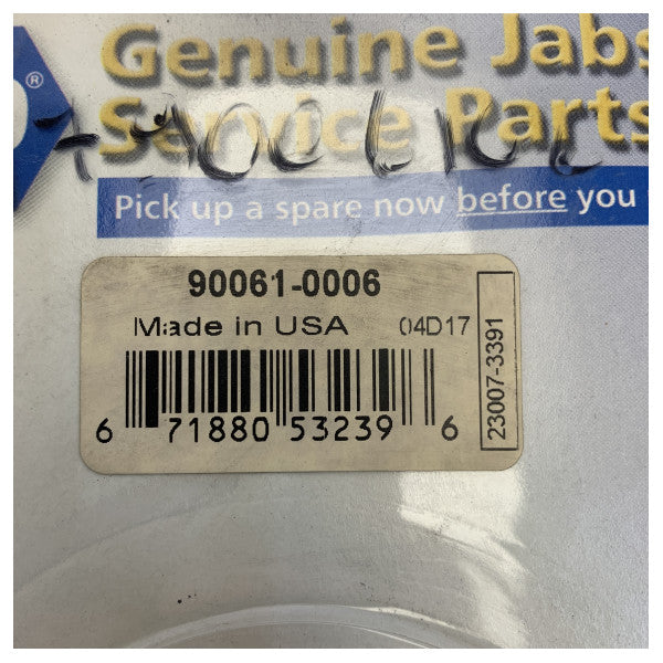 Zestaw wirnika pompy wody morskiej Jabsco 90061-0006