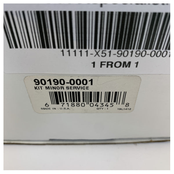 Jabsco 90190-0001 erstatnings- og servicesett for neoprenimpeller