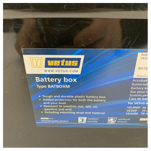 Vetus BATBOXM Κουτί μπαταρίας για VELBMP66 VESMF και VEAGM70