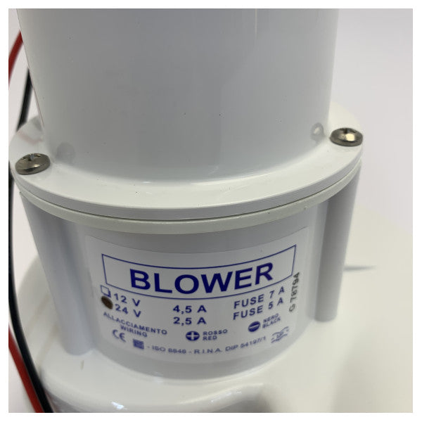 R.I.NA. Marine Gas Extractor 24V - Sentrifugalvifte for lense og maskinrom