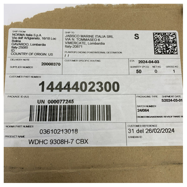 Perfetta fascetta stringitubo W4 in acciaio inox 316 13-23 mm