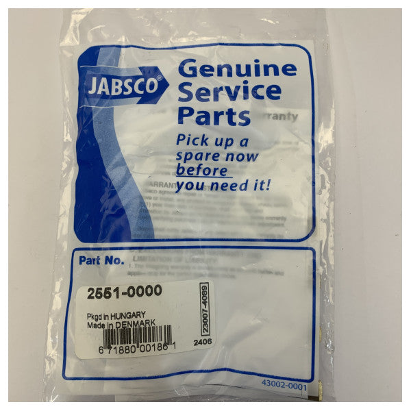 Jabsco 2551-0000 Bronze Ridge - Messing kamplade