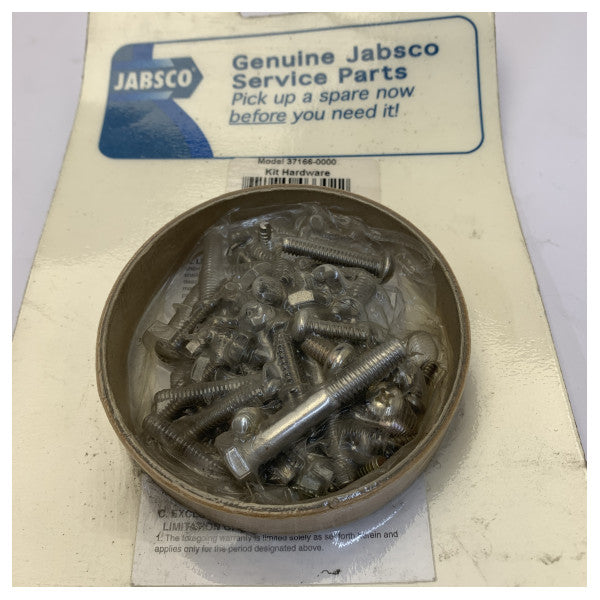 Jabsco 37166-0000 festesett - kit for manuell montering av toalettskål