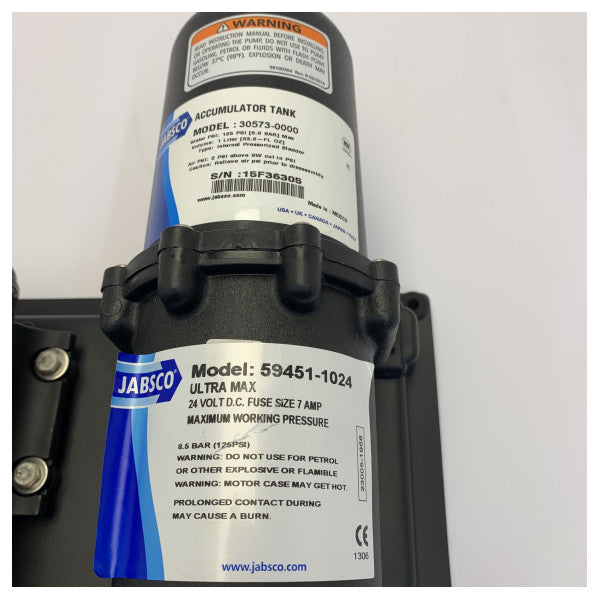 Jabsco 59451-1024 Ultra Max drikkevannspumpesystem 24V - 13L/min HP