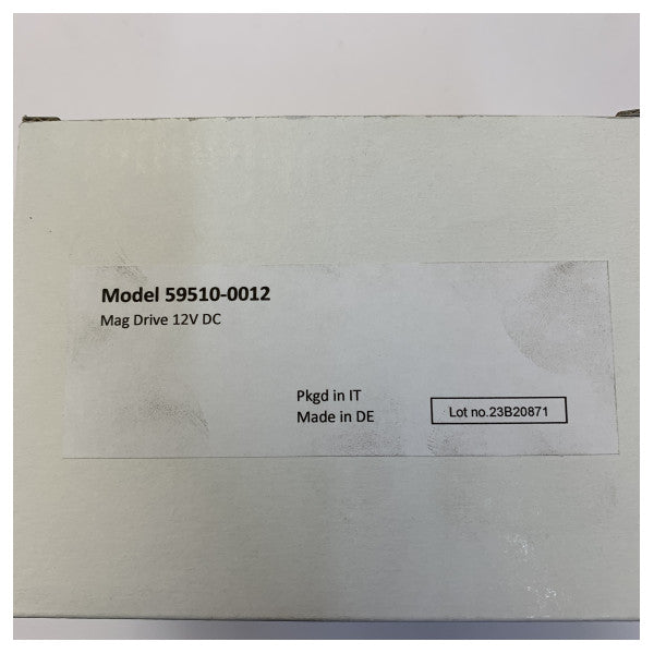 Jabsco 59510-0012 magnetdrevet sirkulasjonspumpe 12V - 12,5 LPM - 3/4 tomme