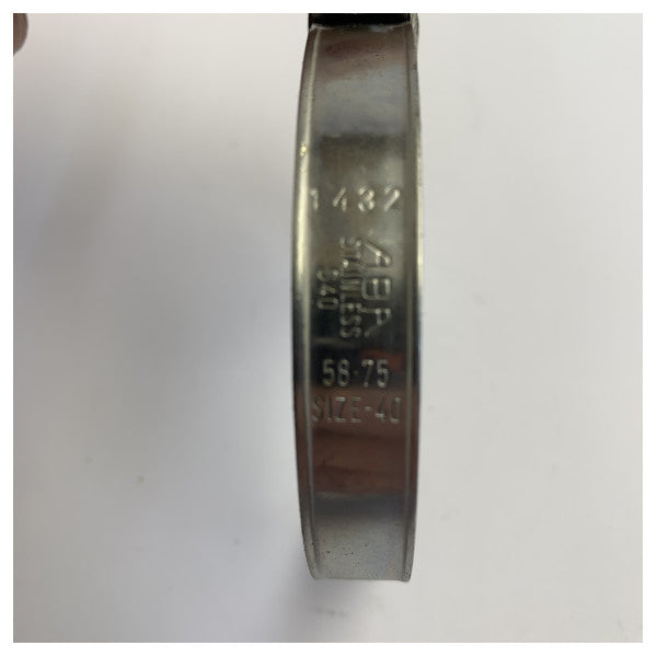ABA slangklämma i rostfritt stål - 58-75 mm - 64400075S