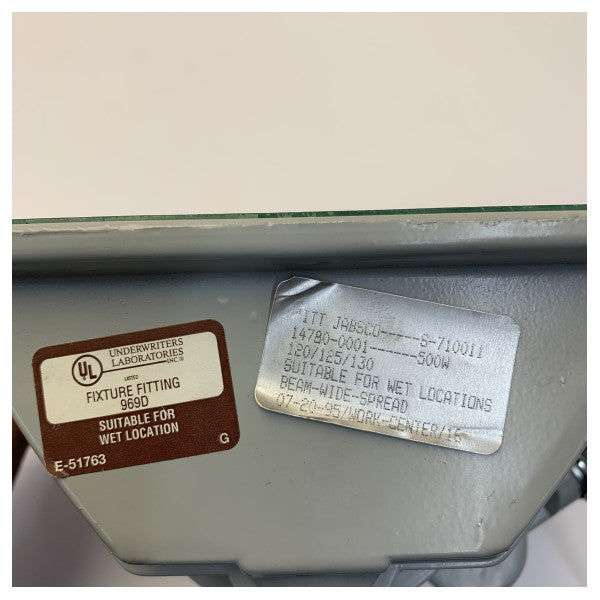 Jabsco 14780-0001 Quartz-Flood ヘビーデューティー マリン投光器 -