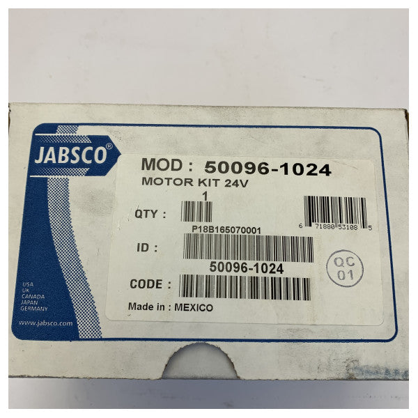 Jabsco 50096-1024 Moottori 24V II-sarja - Marine-moottori