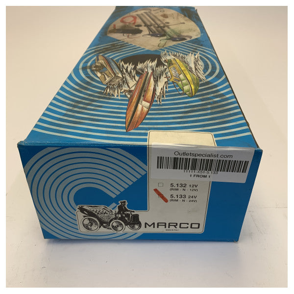 Marco 5.133 Marine Dual Signal Air Horn Rim N 24V Inkluż Kompressur