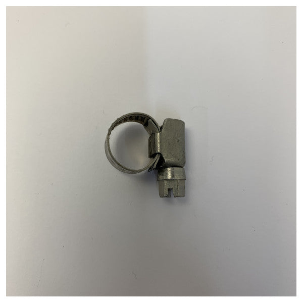 Abraçadeira para mangueira em aço inoxidável W4 8-12 mm - 9 mm de largura - resistente à corrosão