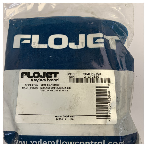 Flojet 20403-050 Quad GEO membrankit - sett med 4 membraner for marinpumper