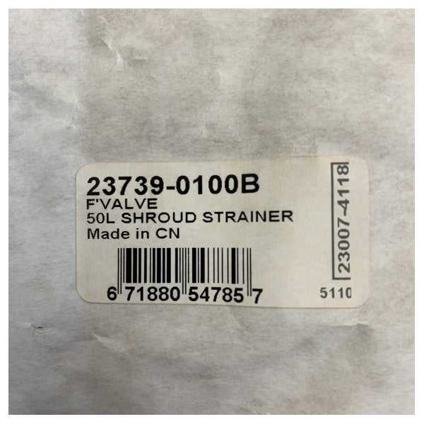 Jabsco Valve Shroud Strainer Kit BIT0500022 - Mosiężne okucia jachtowe