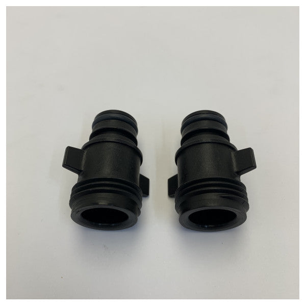 Flojet 20381-007 Zestaw przyłączeniowy Port Kit - złącze wciskane i złącze do węża ogrodowego - EPDM (2 sztuki)