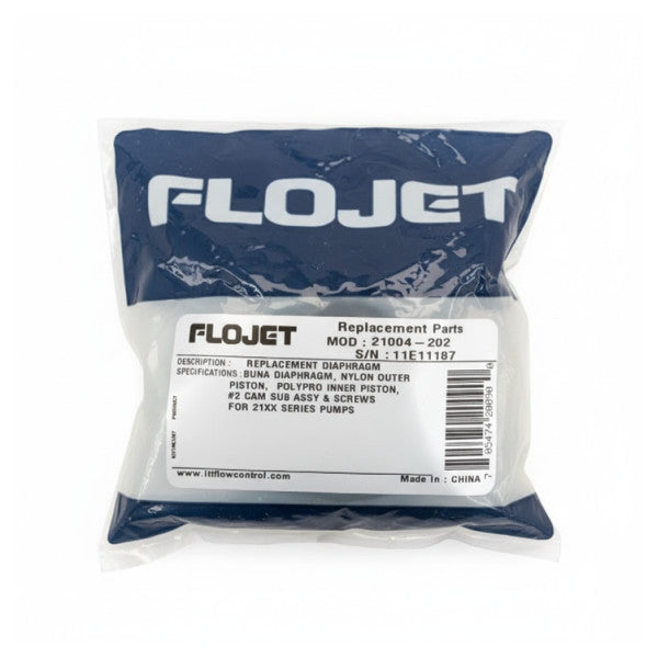 Flojet 21004-202 membransæt Buna BUN / 2C PP - reservedele til marinpumpe