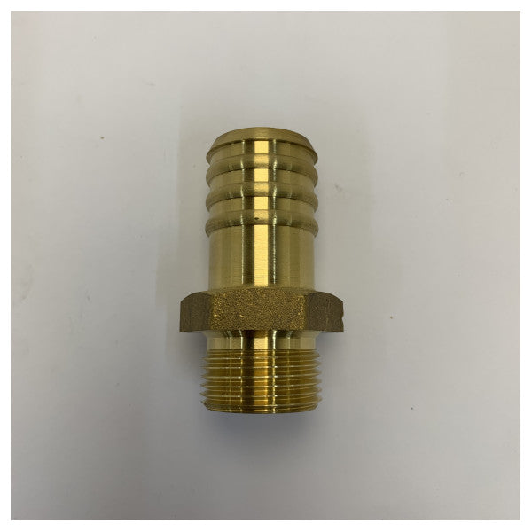 Flojet 23543-1000 Mosiężny adapter do króćca węża - 3/4 cala BSP x 25 mm