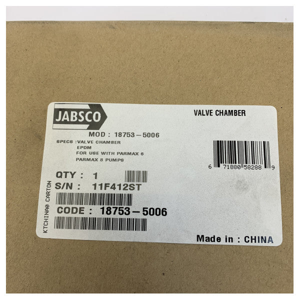 Jabsco 18753-5006 ventilsats 52700