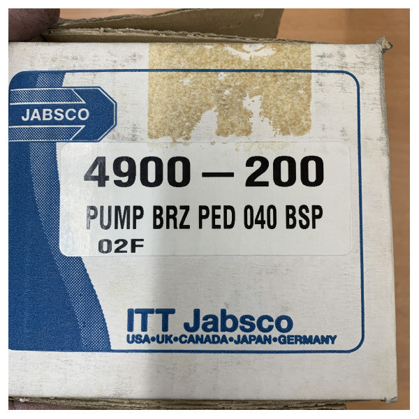 Jabsco 4900-200 Bronze Impeller Pump