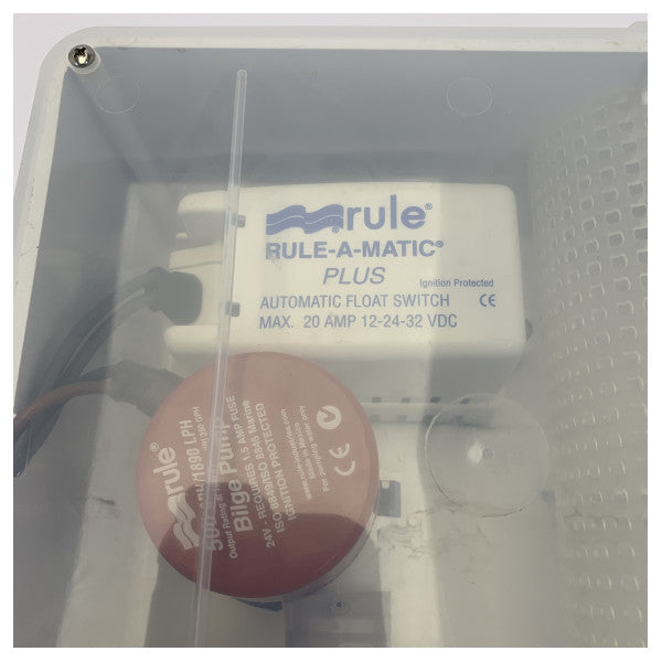 Rule 97A-24M Shower Sump System 500 GPH 24V