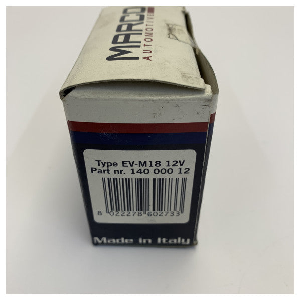 Zestaw zaworu elektromagnetycznego morskiego Marco 12V 1/4 cala 8 mm R.I.NA. Certified - 11111-X51-140