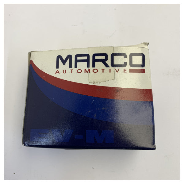 Válvula solenoide Marco Marine 24V 1/4 pulgada 8 mm certificada R.I.NA. con conector DIN