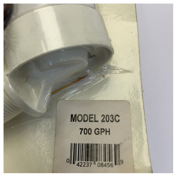 Pompa Aeratur Marine Rule 700 GPH 12V - Pompa tas-Sump taħt l-Ilma 203C