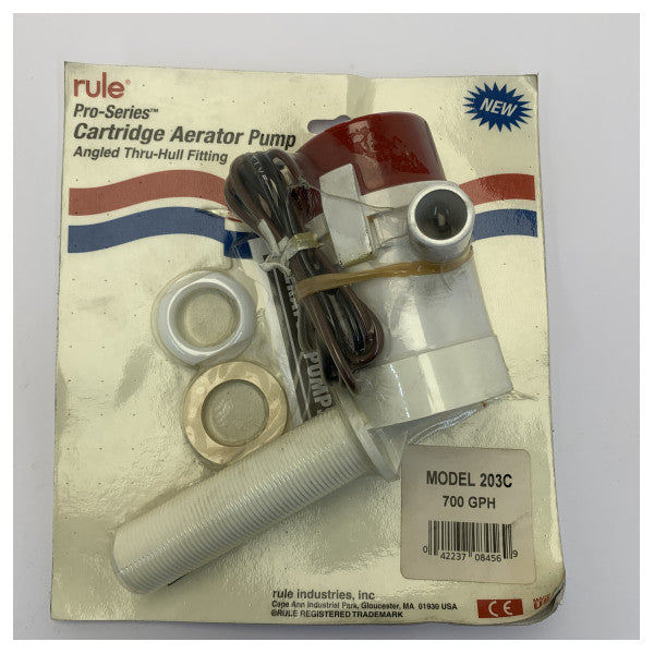 Rule 700 GPH 12V Marine-Aeratorpumpe - Tauchfähige Bilgepumpe 203C