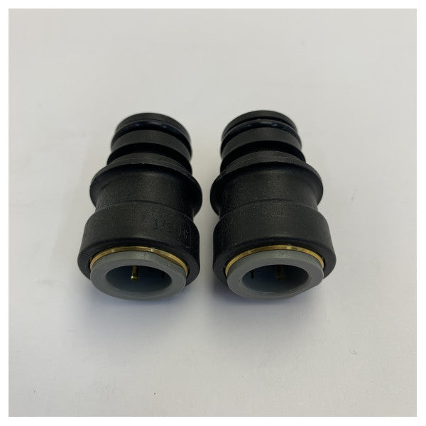 Flojet 21000230A John Guest-kobling 1/2 OD-rør - 2-pakning