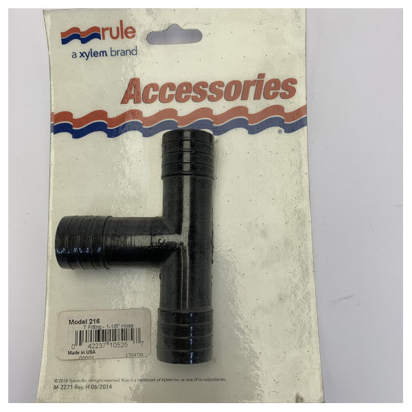 Rule 216 1-1/8inch - 29mm Marine Hose T-Connector