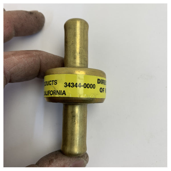 صمام عدم الرجوع النحاسي Jabsco 34344-00 - مدخل خرطوم 1/2 بوصة