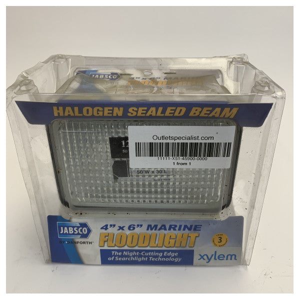 Jabsco 45900-0000 Marine Floodlight - 12V 30W Sealed Beam Deck Light