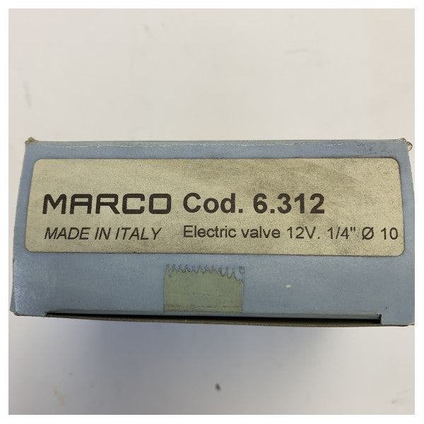 Marco 12V elektrisk magnetventil til brændstofsikkerhedsventil 1/4 tomme 10 mm