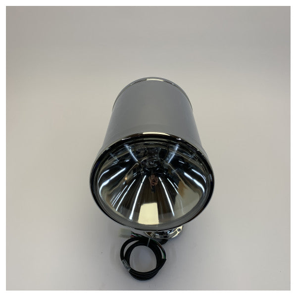 Jabsco 62040-4006 Holofote Marítimo - Farol de Busca de Montagem Fixa em Cromo de 7 Polegadas - 24V