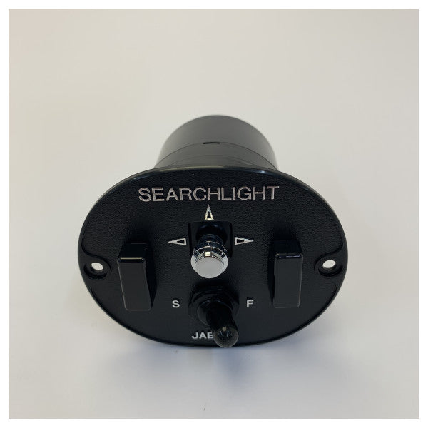 Jabsco 62040-4006 Holofote Marítimo - Farol de Busca de Montagem Fixa em Cromo de 7 Polegadas - 24V
