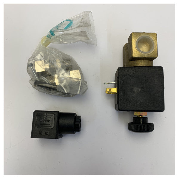 Marco Marine magnetventil 24V 3/8inch 12mm R.I.NA. sertifisert - 11111-X51-6333