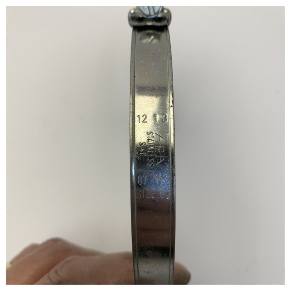 ABA 304 RVS Slangenklem 87-112mm - Marine Grade Jacht Hardware
