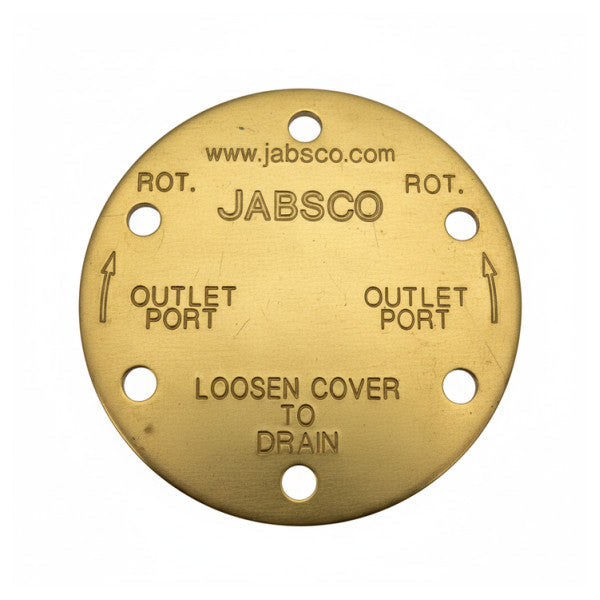 Jabsco 9566 Messing Pumpe Dræks dæksel - 0190956600