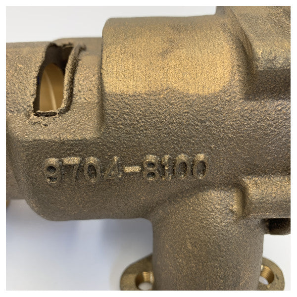 Jabsco pumphus i mässing 9704-8100