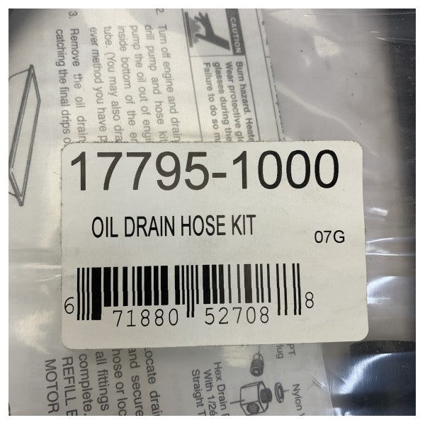 Jabsco Porta-Quick Oil Changer Hose Kit - 17795-1000