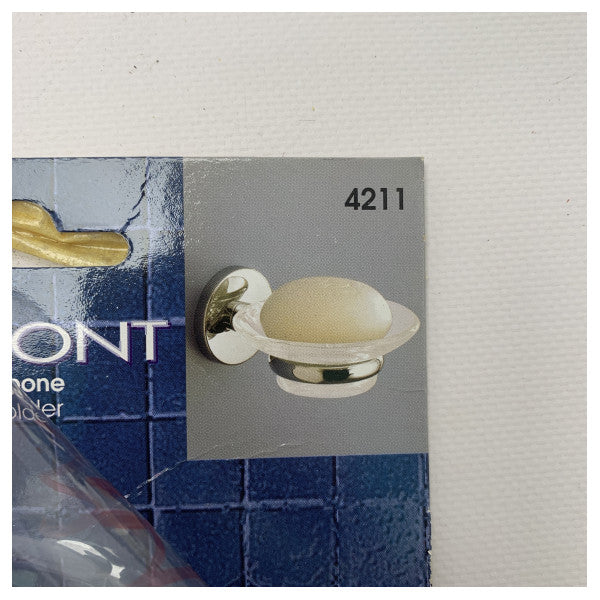 Vermont Gedy 4211 σαπουνοθήκη με κομψό σχεδιασμό και φινίρισμα χρωμίου