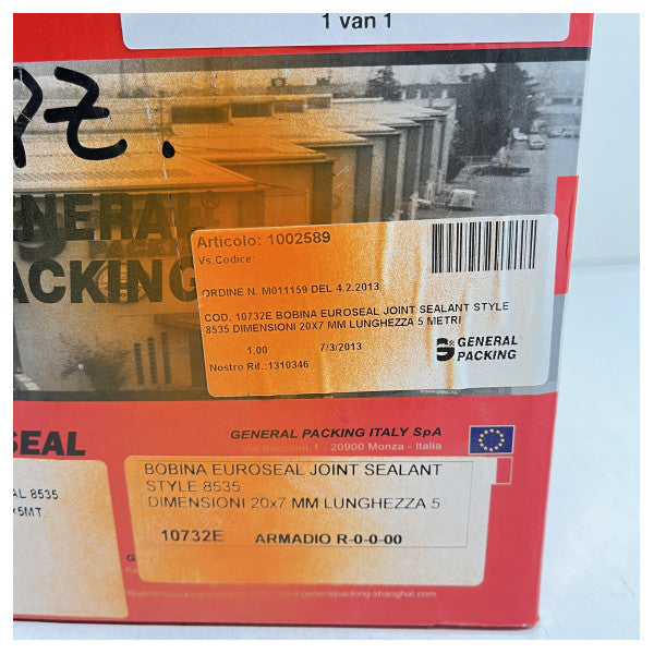 إن مانع التسرب Euroseal 1002589 من شركة General Packing عبارة عن مادة مانعة للتسرب عالية الجودة