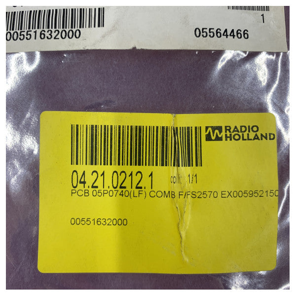 Furuno FS-2570T MF/HF Radio PCB 05P0740(LF) COMB Komponent tal-Elettronika Marittima