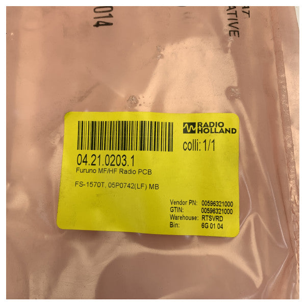 Furuno FS-1570T MF/HF Radio Main Board PCB 05P0742(LF) MB