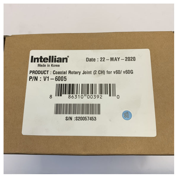 Intellian VSAT Coaxial Rotary Joint v60 v60G (E-Type) V1-6005 Eletrónica Marítima