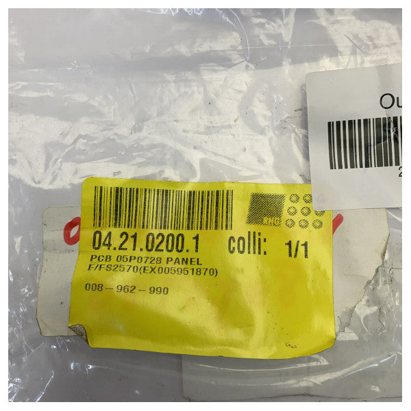 Furuno FS-2570C MF/HF Radio Panel PCB 05P0728(LF) - Marine Electronics