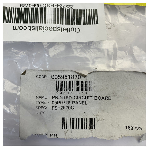 Furuno FS-2570C MF/HF Radio Panel PCB 05P0728(LF) - Marine Electronics